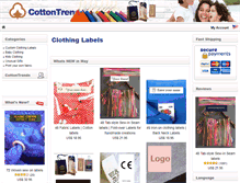Tablet Screenshot of cottontrends.com