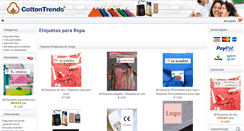 Desktop Screenshot of cottontrends.es