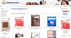 Desktop Screenshot of cottontrends.it