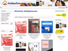 Tablet Screenshot of cottontrends.it