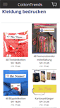 Mobile Screenshot of cottontrends.ch