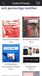 Mobile Screenshot of cottontrends.se